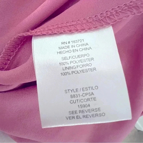 NWT City Studio Pink Sparkle Gown - Picture 14 of 16